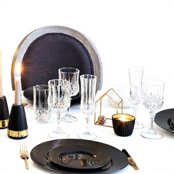 Flûtes champagne Creatable cristal plomb design élégant