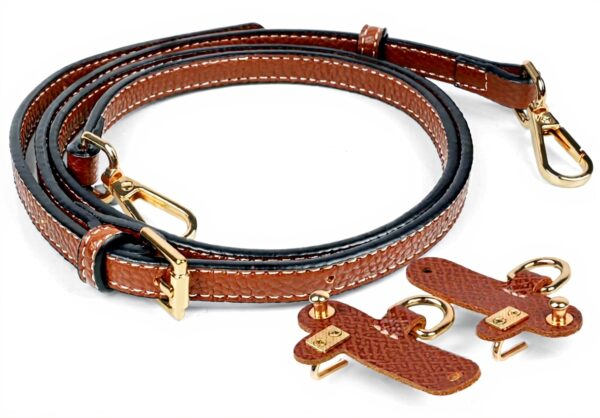 Bandouliere Longchamp Aucuu Cuir Réglable Adaptateurs