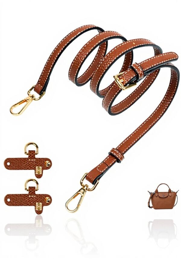 Bandouliere Longchamp Aucuu Cuir Réglable Adaptateurs