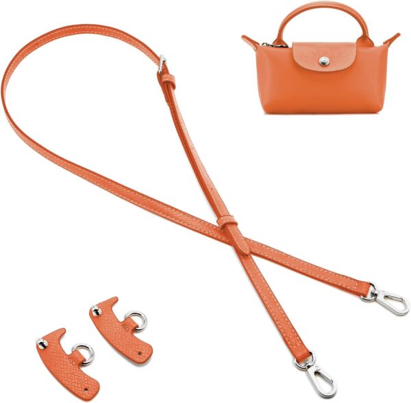 Sangle sac main Longchamp cuir réglable kit conversion-0