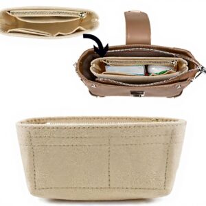 Organisateur sac Longchamp GMMG feutre poches multiples mini