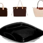 Organiseur sac Longchamp feutre multi-poches accessoire