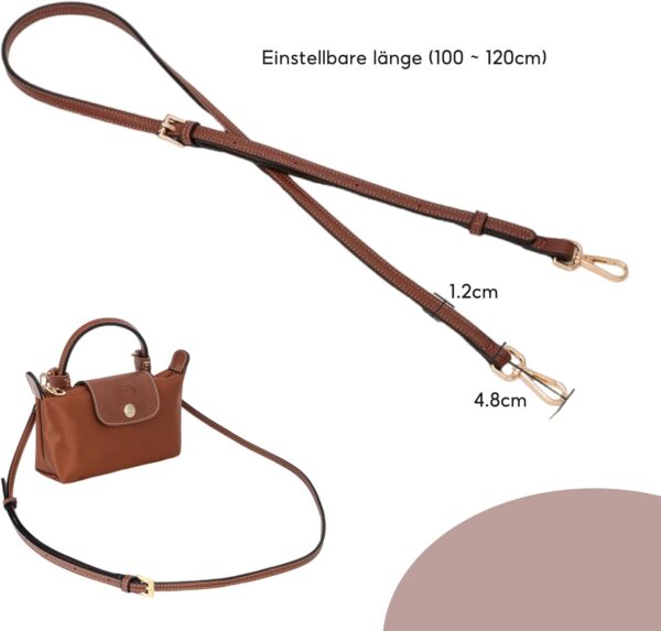 Sangle Longchamp SJDOFU cuir réglable adaptateurs-1
