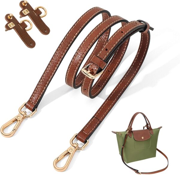 Sangle Longchamp SJDOFU cuir réglable adaptateurs-0
