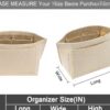 Insert sac Longchamp Le Pliage LOUKAYCCI feutre organiseur