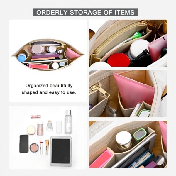 Insert sac Longchamp Le Pliage LOUKAYCCI feutre organiseur