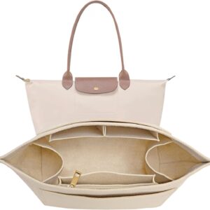 Organiseur sac Longchamp LOUKAYCCI feutre 8 compartiments-0