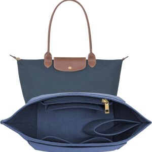 Organiseur de portefeuille LOUKAYCCI feutre Longchamp Le-0