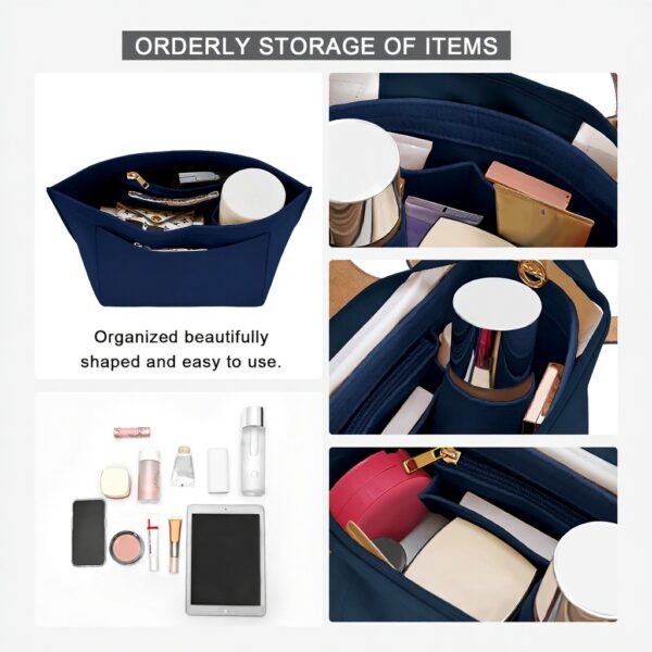 Organiseur de portefeuille LOUKAYCCI feutre Longchamp Le