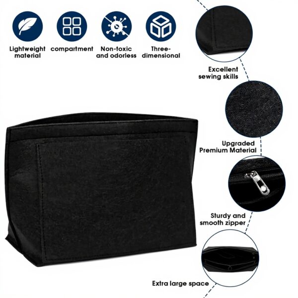 Organiseur de sac Longchamp QGGTQG feutre poches multiples