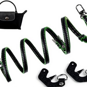 Sangle Longchamp Le Pliage Mini SOPROM cuir réglable gris