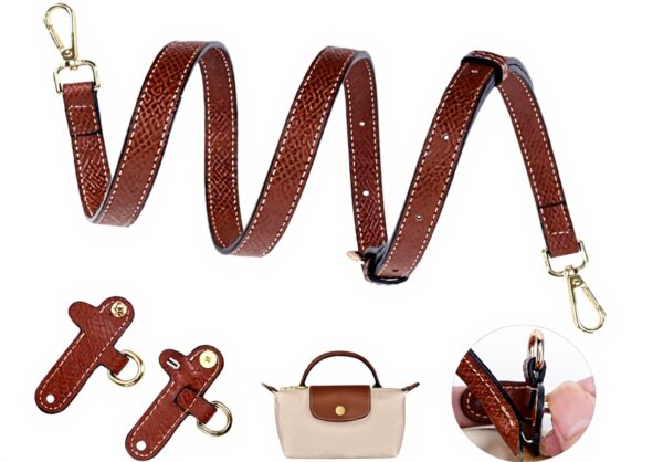 Bandouliere Sac Longchamp Femme Cuir Double Face Cognac