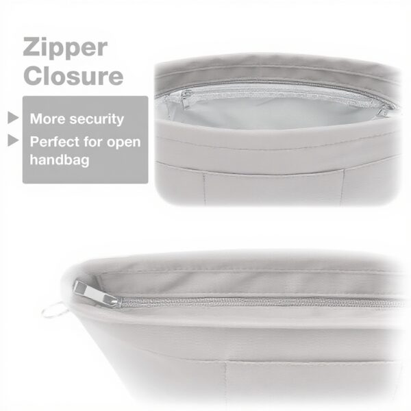 Organiseur sac main Betoores nylon gris extra large