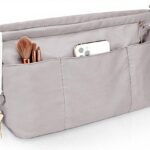 Organiseur sac main Betoores nylon gris extra large