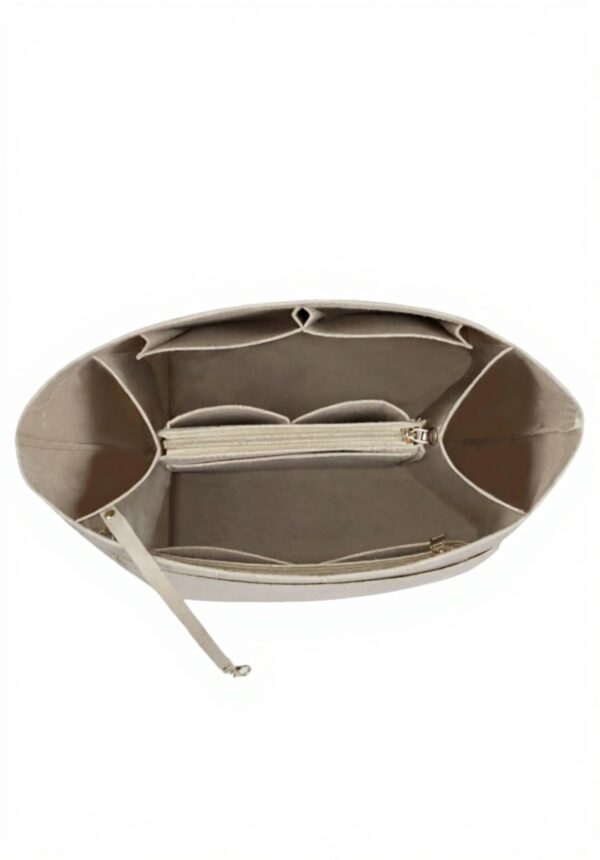 Organiseur de sac Longchamp Charinor feutre beige avec