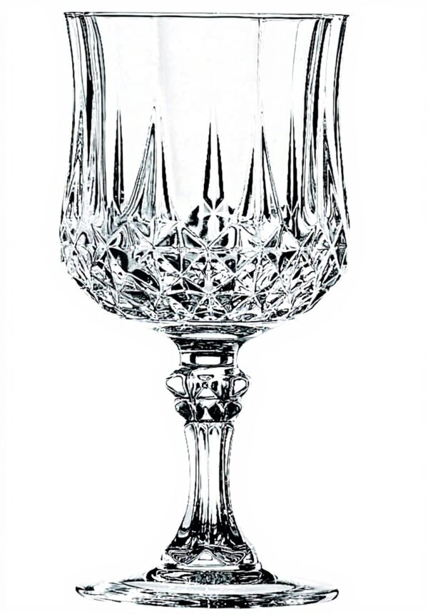 Verres à vin rouge Cristal d'Arques Longchamp Cognac 320ml