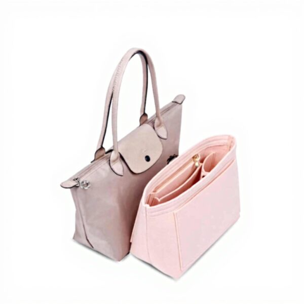 Organiseur sac Longchamp D.DUO fourre-tout feutre léger