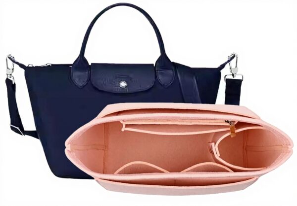 Organiseur sac Longchamp D.DUO fourre-tout feutre léger