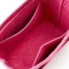 Organiseur sac à main feutre Mausouca Rose Rouge