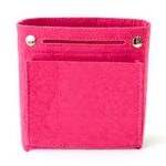 Organiseur sac à main feutre Mausouca Rose Rouge