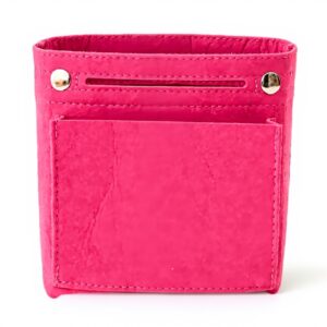 Organiseur sac à main feutre Mausouca Rose Rouge