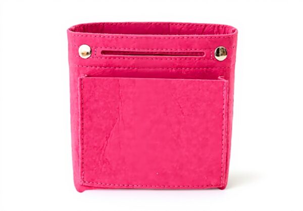 Organiseur sac à main feutre Mausouca Rose Rouge