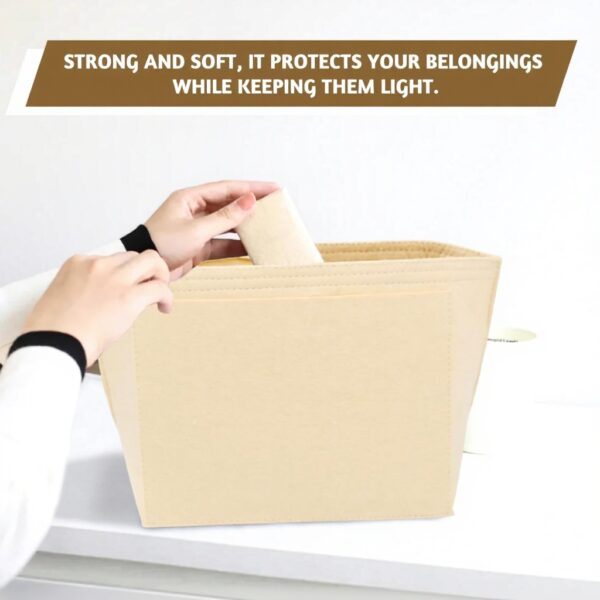 Organiseur sac Mritrit feutre pliable multi-poches grand sac