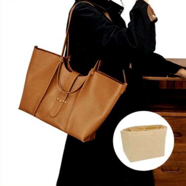 Organiseur sac Mritrit feutre pliable multi-poches grand sac