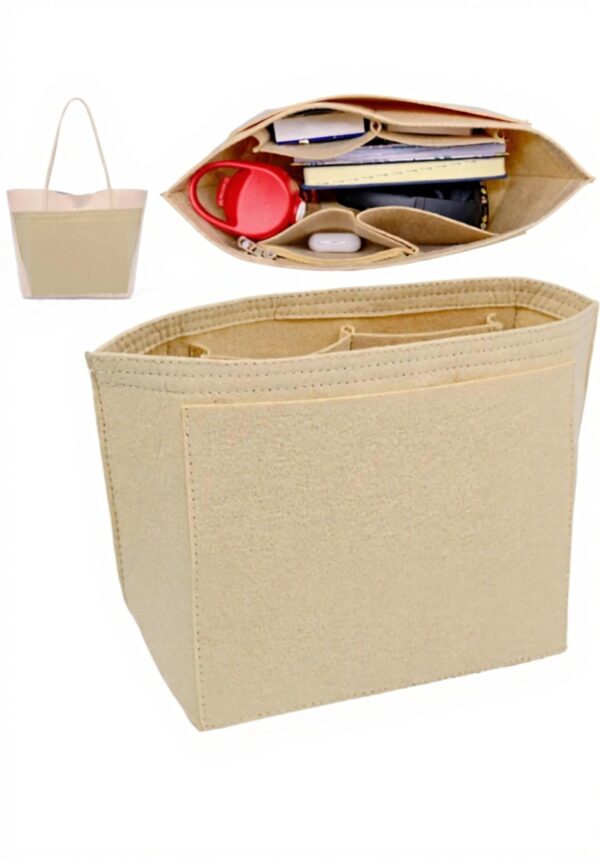 Organiseur sac Mritrit feutre pliable multi-poches grand sac