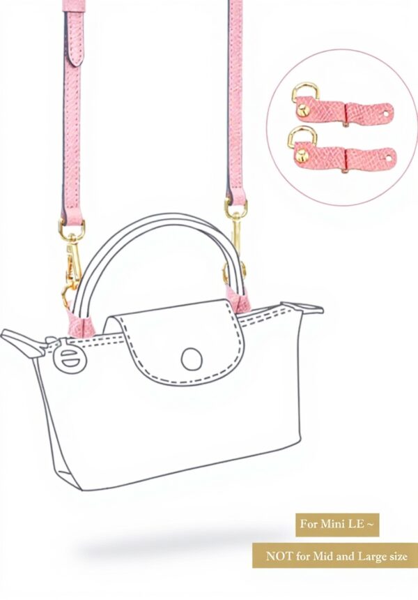 Sangle bandoulière cuir Senral pour sac Longchamp Le Pliage