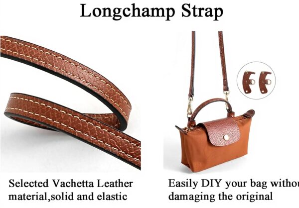 Sangles à bagages SONGKISSZQ cuir véritable femme marron