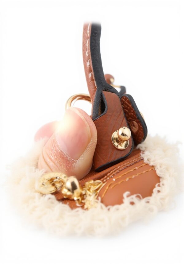 Sangles à bagages SONGKISSZQ cuir véritable femme marron