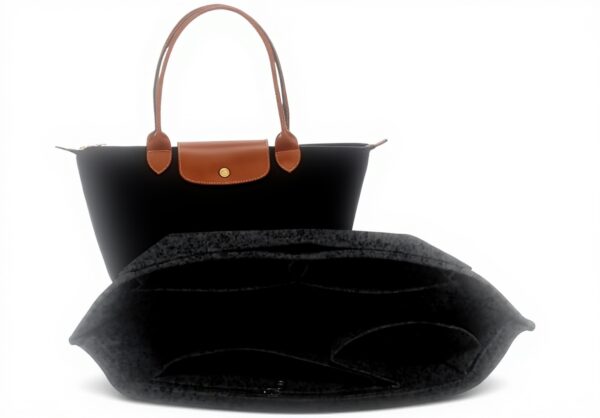 Organiseur sac Longchamp TUKYWAN feutre beige design durable