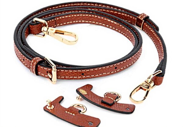 Sangle Longchamp UTOMAG Cuir Réglable Brun Mini Sacs