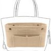 Organisateur de sac YXBQueen feutre rigide poches