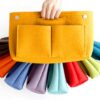 Organisateur de sac YXBQueen feutre rigide poches